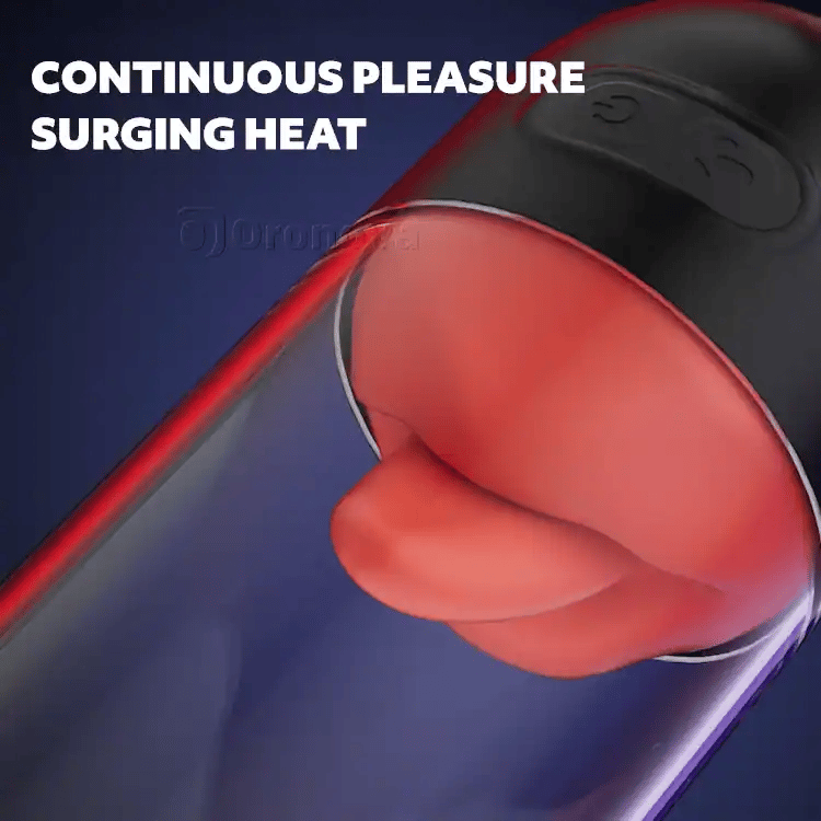 App-gesteuerter männlicher Masturbator - Zungenlecken & Vibration