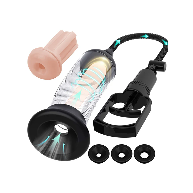 Penis Pump Kit - 3 Hüllen & Zubehör
