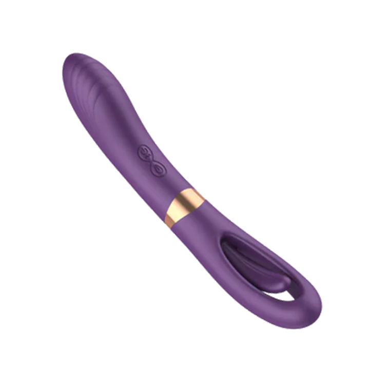 Vibrator für den G-Punkt mit Vibration - Klitorisklappen