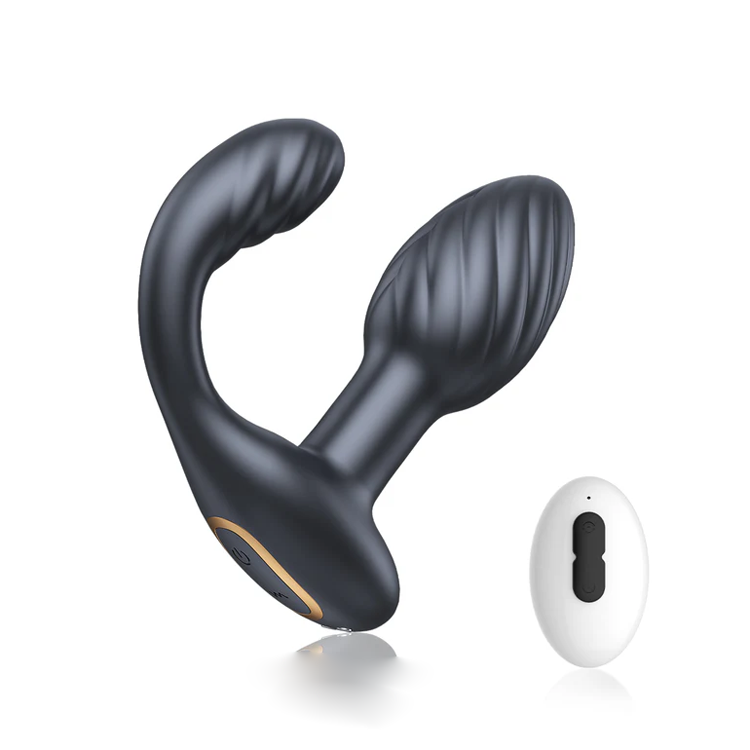 Anal drehbarer Butt Plug - Vibration