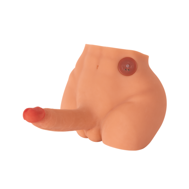 10.9LB männlicher Torso mit stoßendem und vibrierendem realistischem Penis