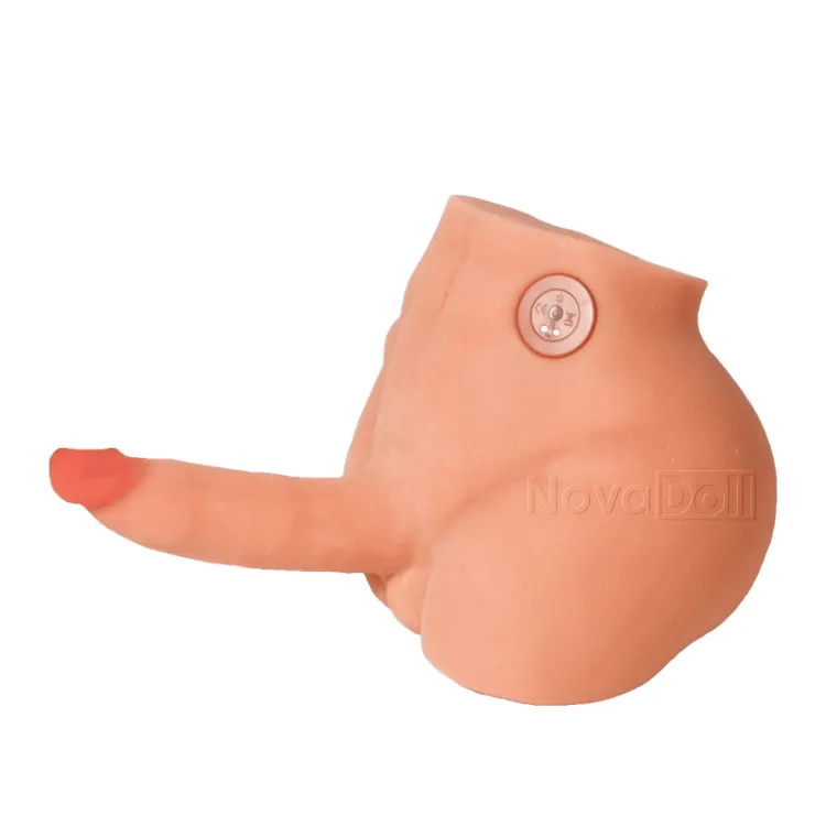 10.9LB männlicher Torso mit stoßendem und vibrierendem realistischem Penis