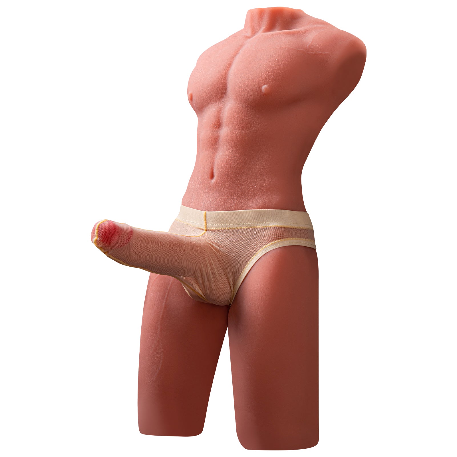 17.6 LB realistischer 3D männlicher Torso mit 6.7 Zoll simuliertem Penis