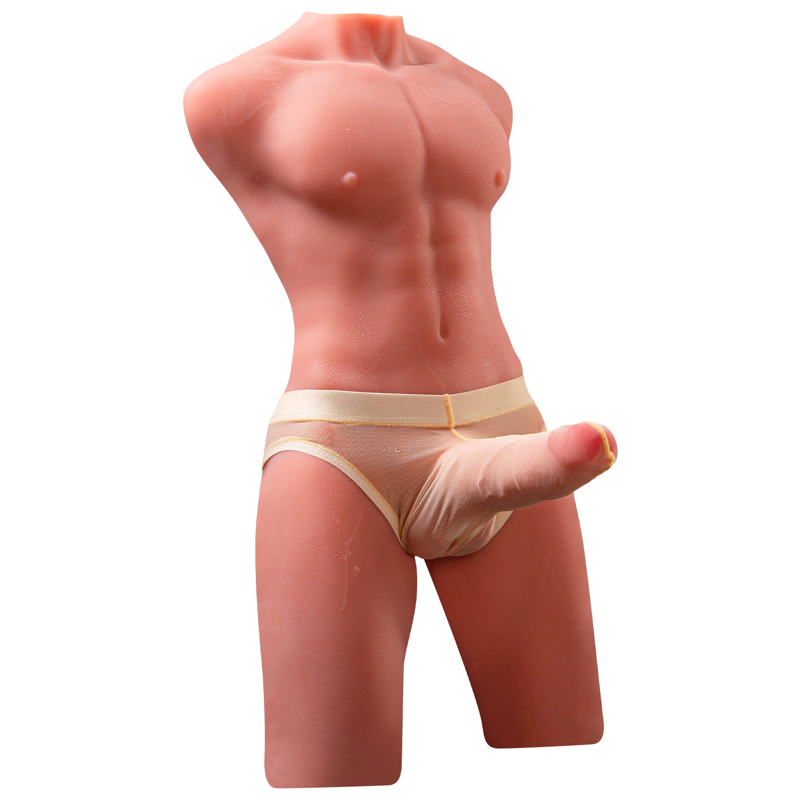 17.6 LB realistischer 3D männlicher Torso mit 6.7 Zoll simuliertem Penis