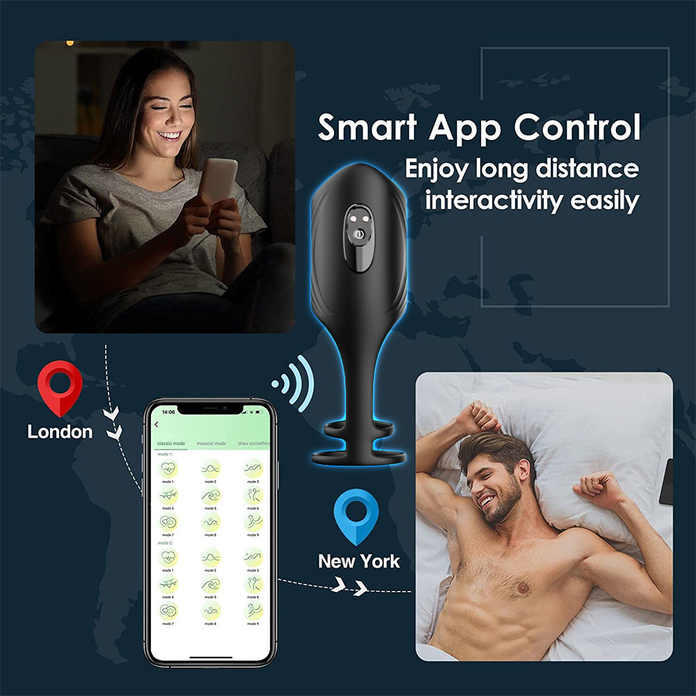 Penis Vibrator - App-gesteuert & Cock Ring