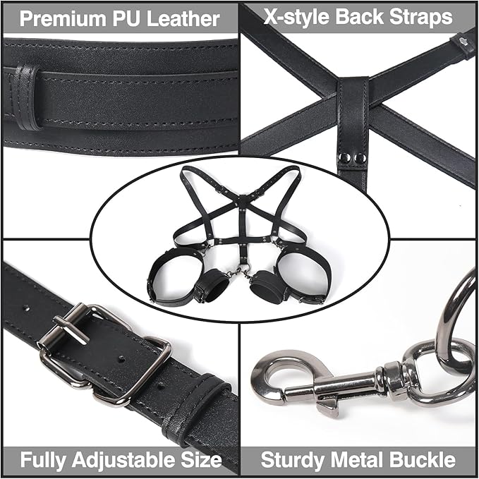 3-in-1 BDSM Wendbares Fesselset