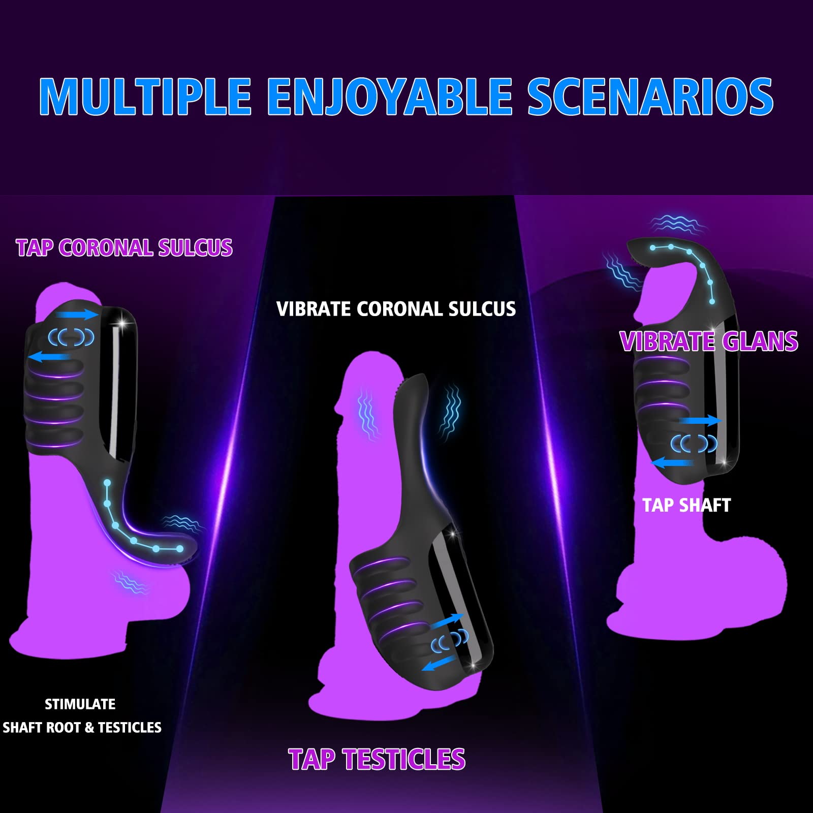 Penis-Klopf-Vibrator - Vibrations- & tragbar