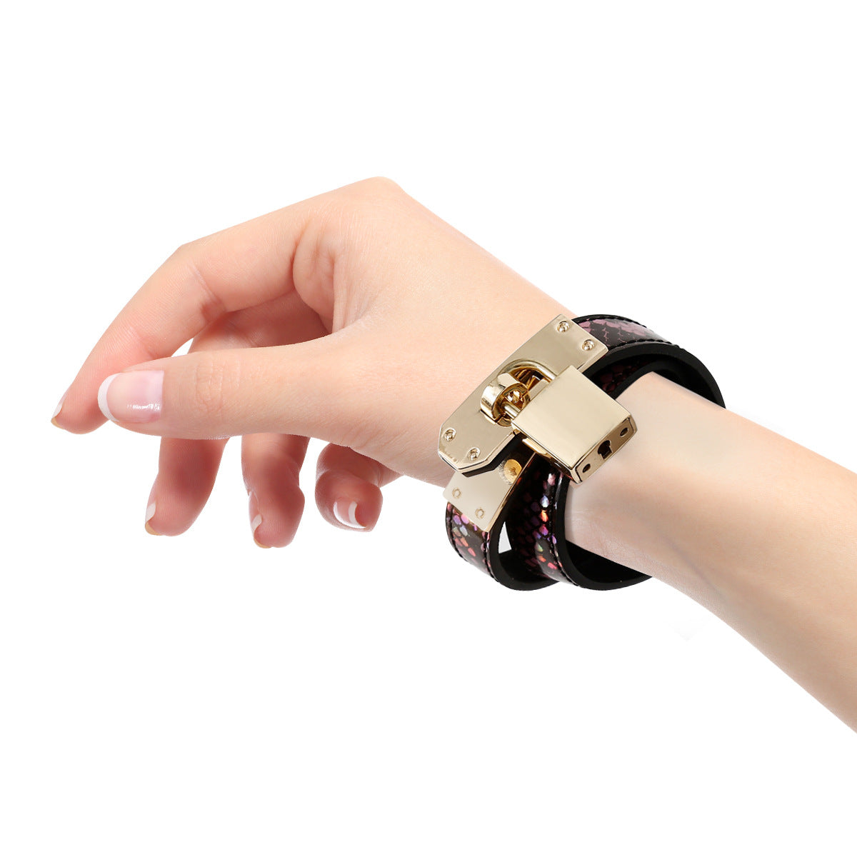 2-in-1 Lederhalsband & Handschellen