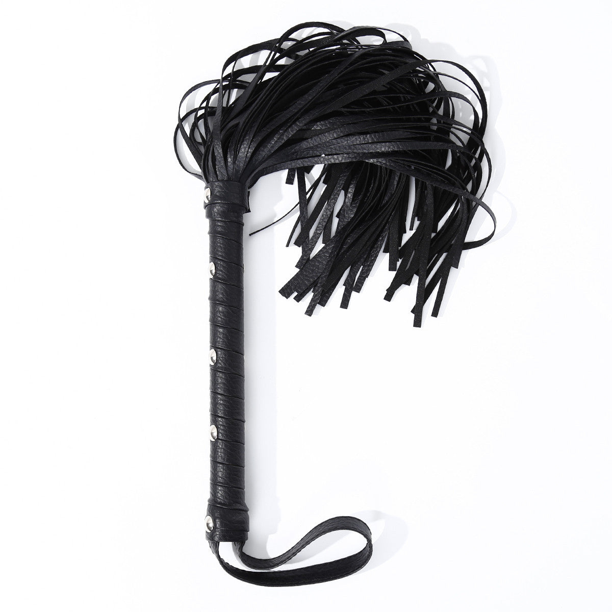 BDSM Lederpeitsche – Spiked Handle Flogger für Frauen & Paare