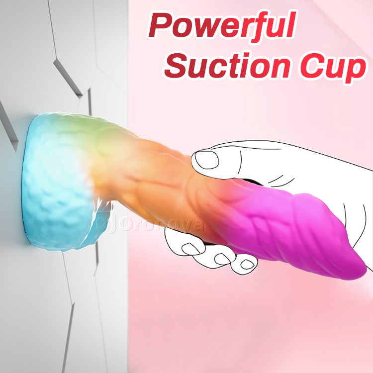 8 Inch 21cm realistischer Silikon-Dildo mit starkem Saugnapf-Basis