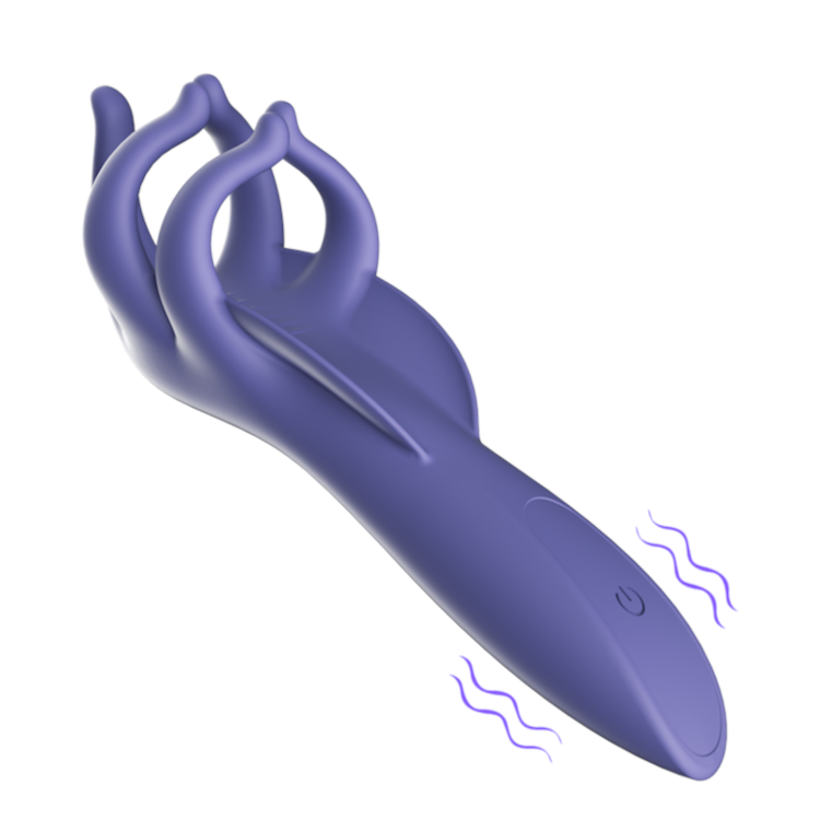 Fingered Penis Cock Ring - Vibrierend & Wasserdicht