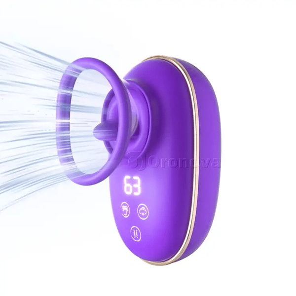 Klitoraler Saugvibrator mit Zungenlecken & intensiver Vibration