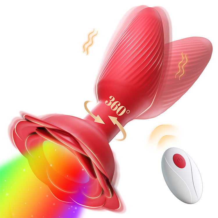 360° drehende Vibration mit LED-Lichtern & Fernbedienung