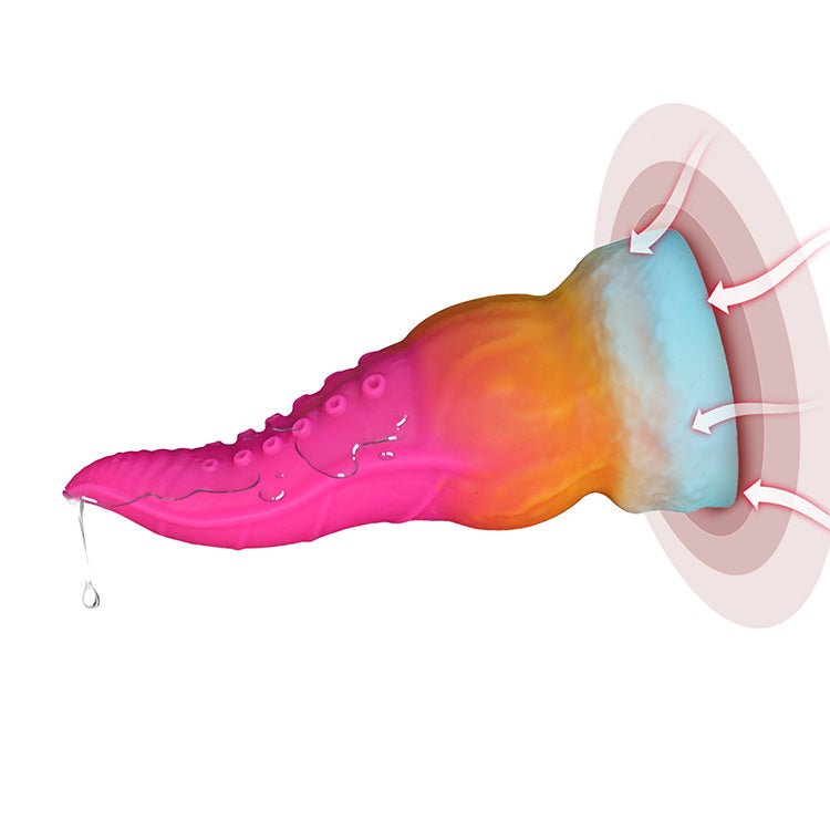 Realistischer Oktopus-Tentakel-Dildo mit lebensechter Textur