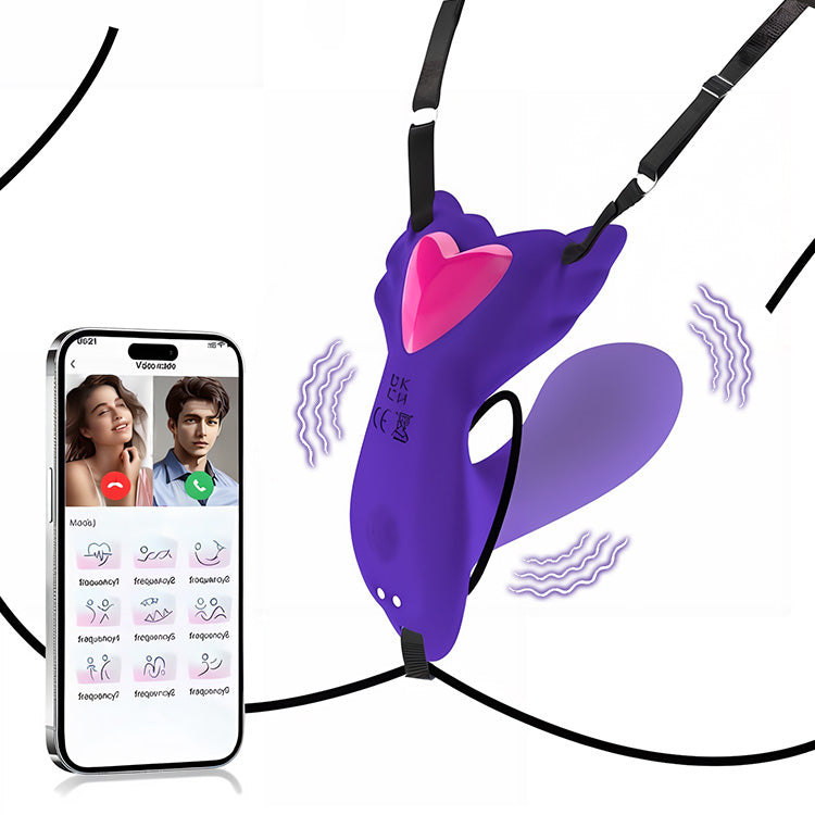 Wearable Dual Motor Vibrator mit APP-Steuerung für Klitoris- und G-Punkt-Stimulation