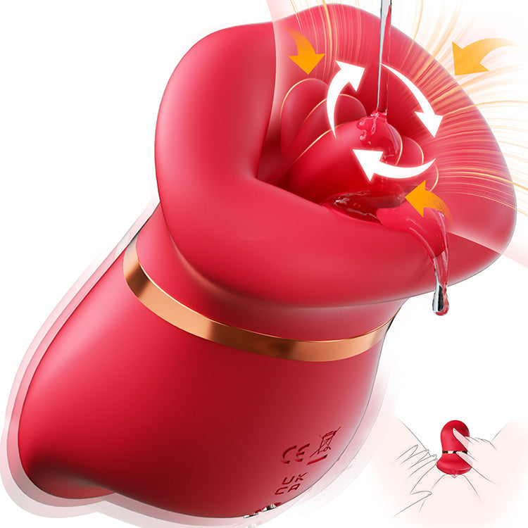 3-in-1 Mundvibrator – Saugen, Lecken & Vibration