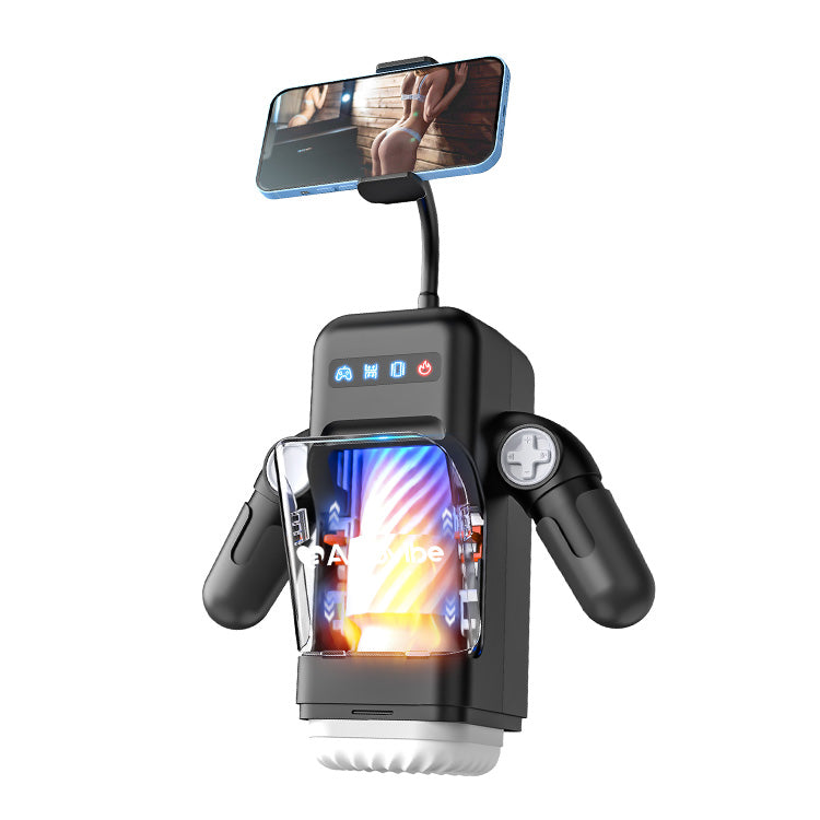 10 Stoss- und Vibrationsmodi Male Masturbator mit Heizfunktion
