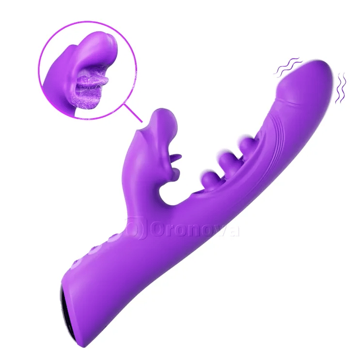 3-in-1 Kissing und Dreifach-Tipp Vibrator – Klitoris- & G-Punkt Vergnügen