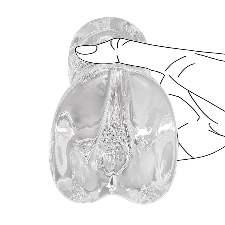 Transparenter manueller Stroker Mini