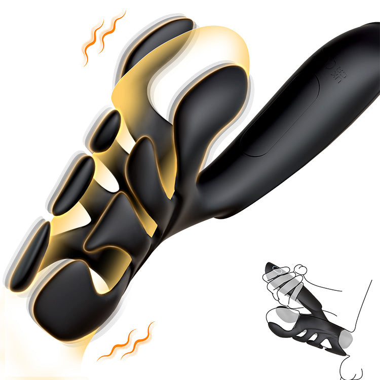 Einzigartiger Handgehaltener Männlicher Masturbator mit 10 Vibrationsmodi