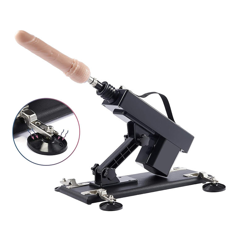 Leistungsstarkes Dildo-Stoßgerät-Set mit verstellbaren Funktionen