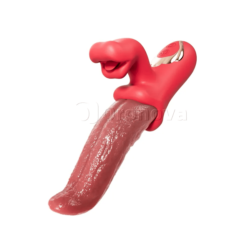 Schwingender Zungenleck-Vibrator mit Zungenkitzeln und Oszillation