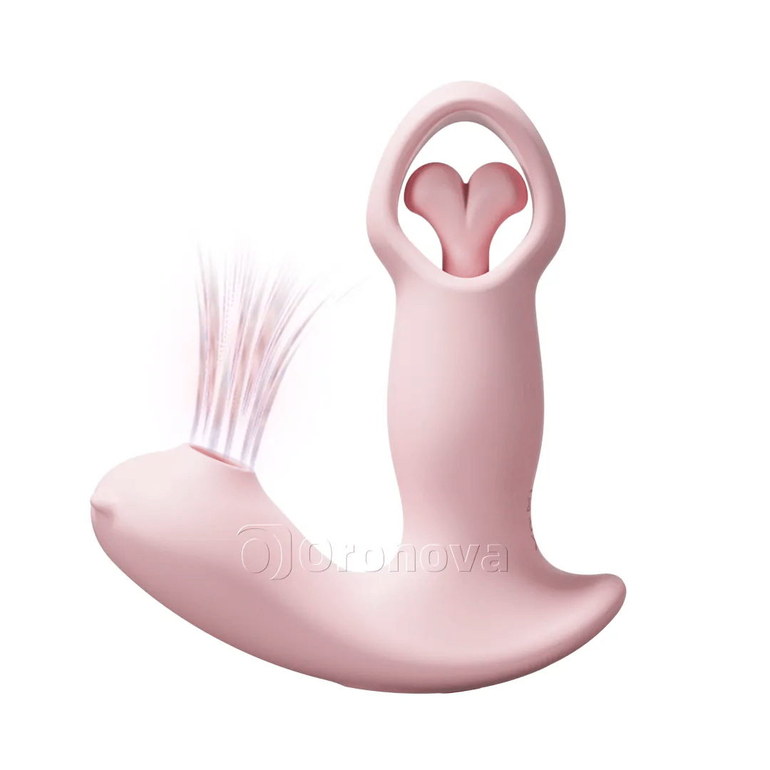 Drei-in-einem-Smart-APP-Rotations-, Vibrations-, Luftstrom- und Impuls-Vibrator