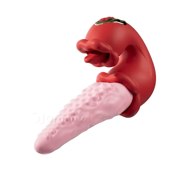 2-in-1 Octopus Vibrator mit Zungenkitzler – 10 Vibrationsmodi