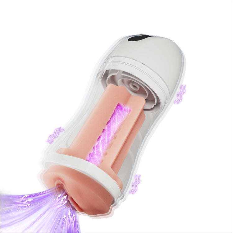 Männlicher automatischer Saugender Vibrationsmasturbator – 10 Anregungsarten