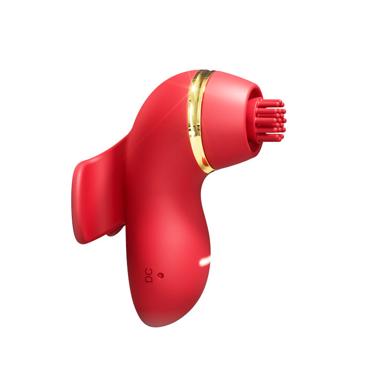 4-in-1 Multifunktionsvibrator | Klappen, Lecken, Bürsten & Saugvergnügen