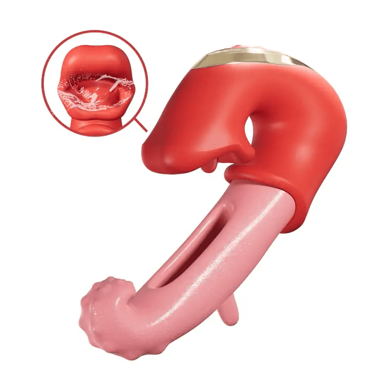 Flatternder Klitorisvibrator – Leck- und Kitzelfunktionen, wasserdicht