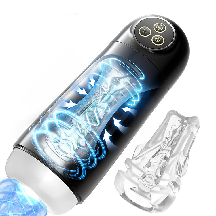 Automatischer männlicher Masturbator – 9 Saug- und Vibrationsmodi mit Whirlpool-Funktion