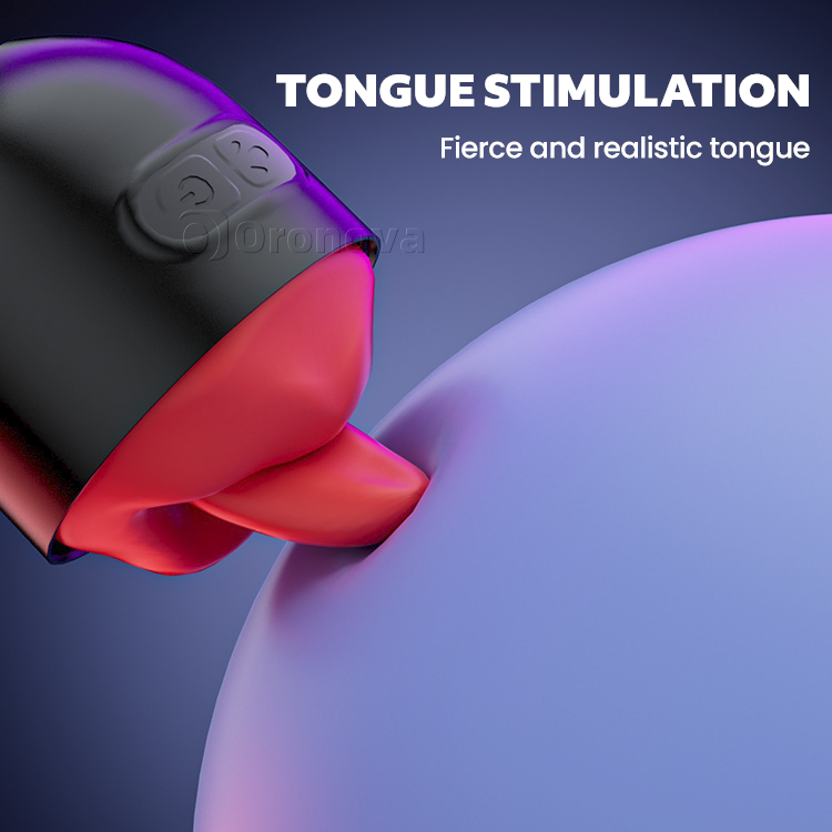 App-gesteuerter männlicher Masturbator - Zungenlecken & Vibration
