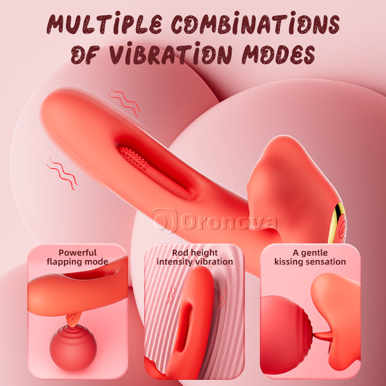 G-Punkt Flatternder Vibrator - Küssen & Vibrieren