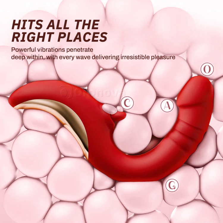 Lecken G-Punkt Vibrator - Stoßend & Vibrierend