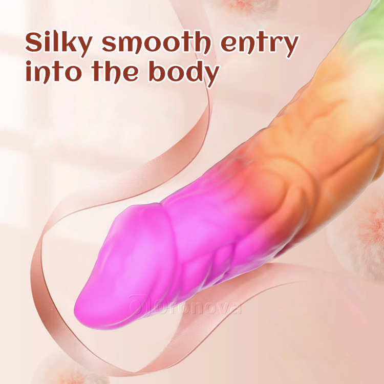 8 Inch 21cm realistischer Silikon-Dildo mit starkem Saugnapf-Basis