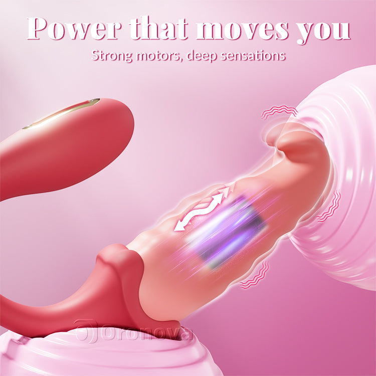G-Punkt Vibrator, pulsierend, stimuliert den C-Punkt, Fernbedienung