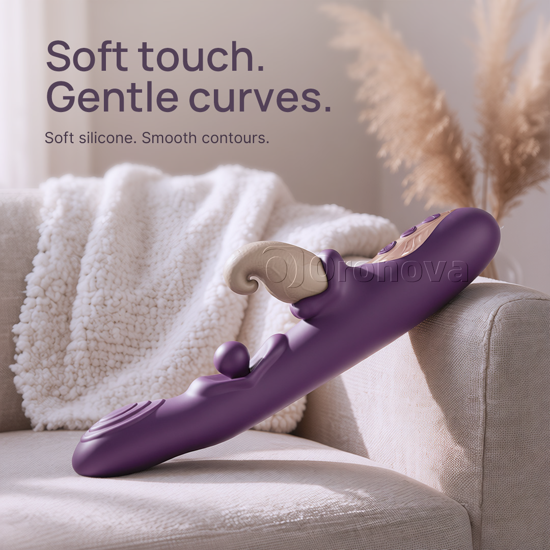 3-in-1-Flexi-Vibrator – rotierende Kugel, Klopfen und Vibration in mehreren Modi