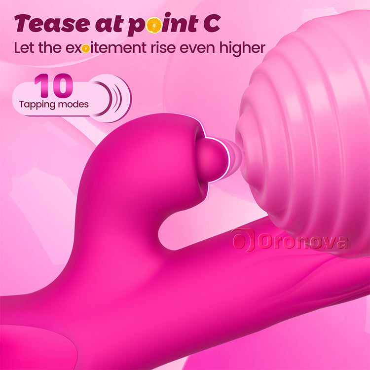 3-in-1 Klopf- und Dehnvibrator – G-Punkt- und Kitzlerstimulation