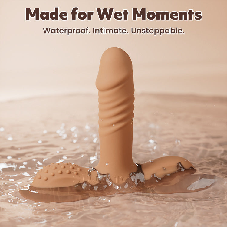 Weiblicher Reiter vibrierender Dildo, G-Punkt Analstimulation, geeignet für Paare