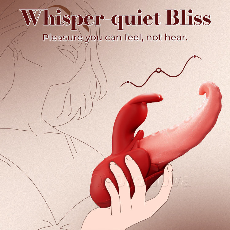 Zungenvibrator 10 Modi, doppelte Punktstimulation, geräuschloses Design