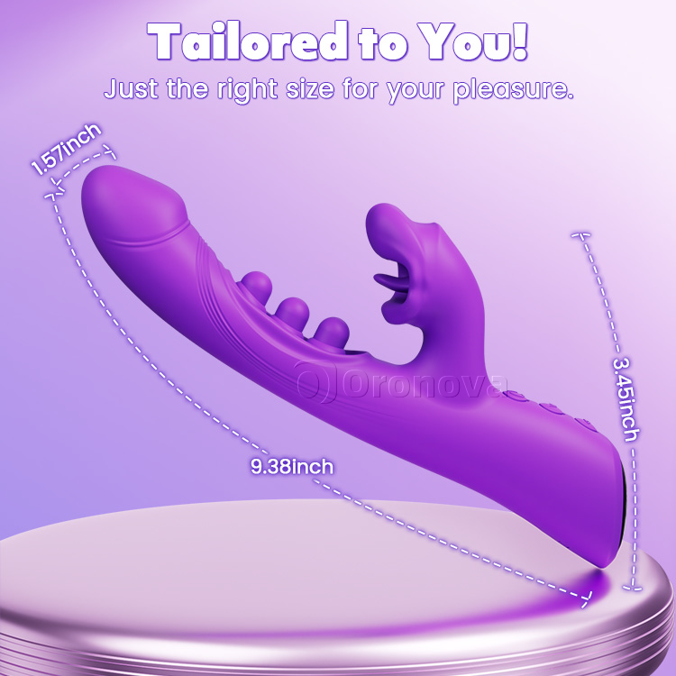 3-in-1 Kuss- und Dreifach-Tipp-Vibrator – Klitoris- & G-Punkt-Vergnügen
