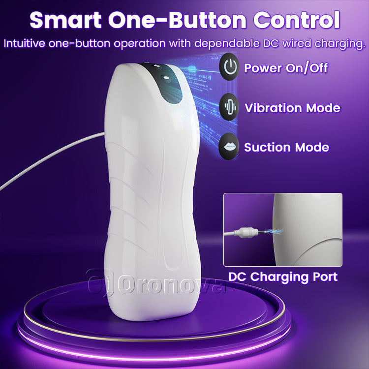 Männlicher automatischer Saugender Vibrationsmasturbator – 10 Anregungsarten