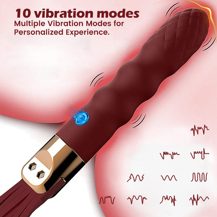 Vibrationspeitsche mit G-Punkt-Vibrator