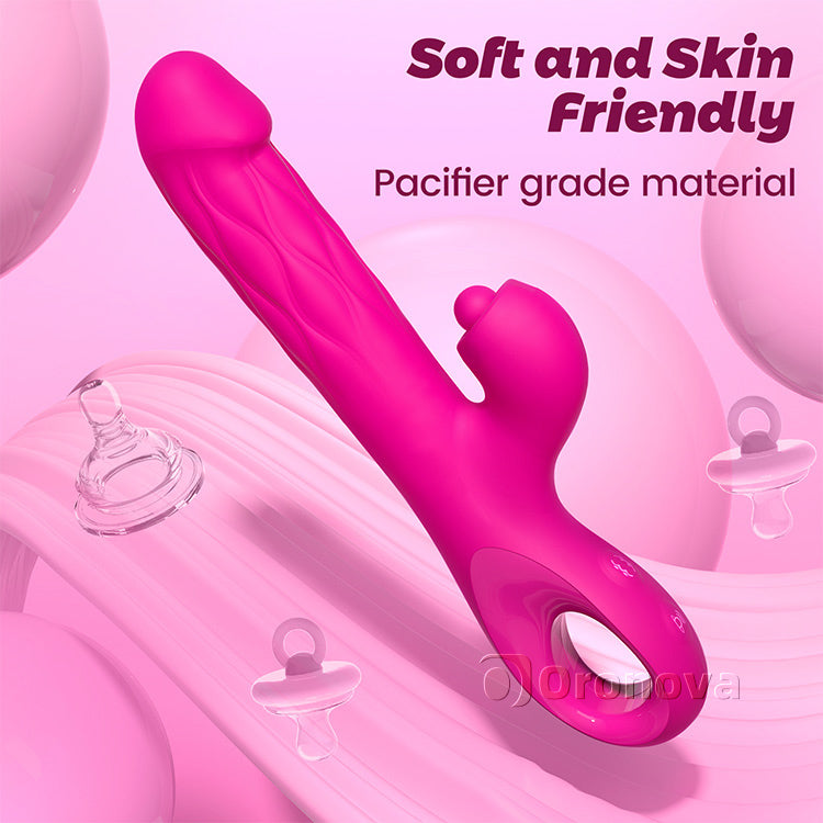 3-in-1 Klopf- und Dehnvibrator – G-Punkt- und Kitzlerstimulation