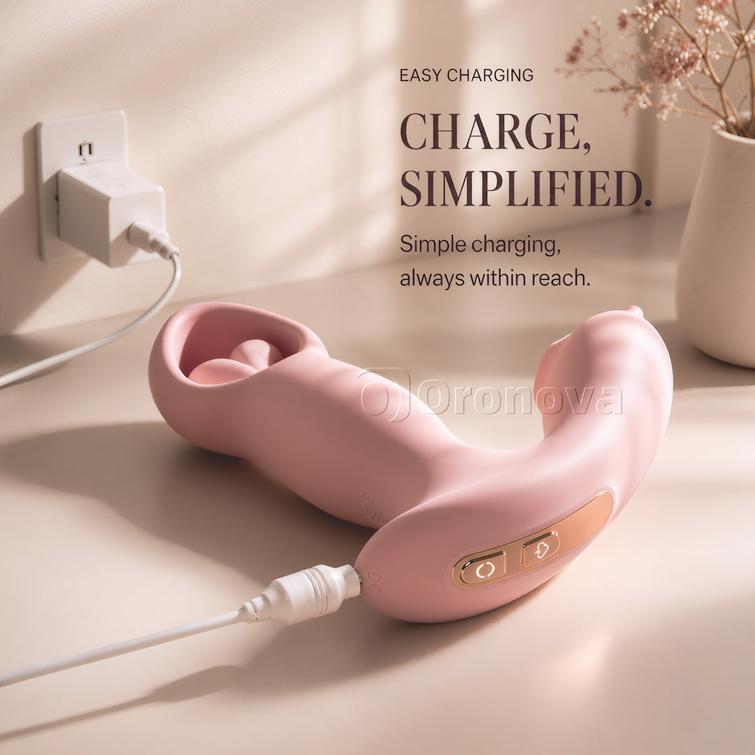 Drei-in-einem-Smart-APP-Rotations-, Vibrations-, Luftstrom- und Impuls-Vibrator