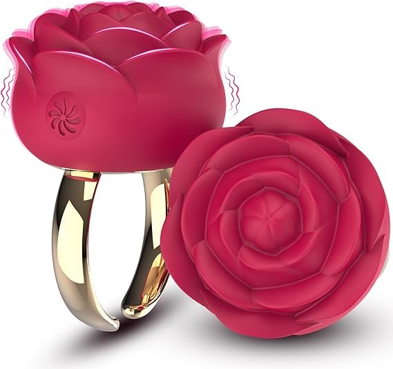 Rose Silikon Klitoraler Vibrator – 10 Modi, USB Wiederaufladbar