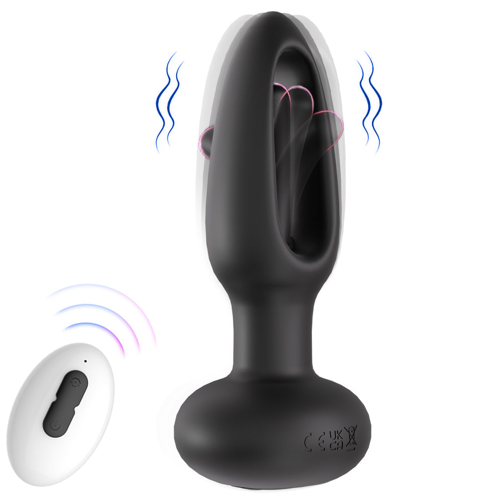 Anal Flapping Butt Plug - Vibrierend & Tragbar