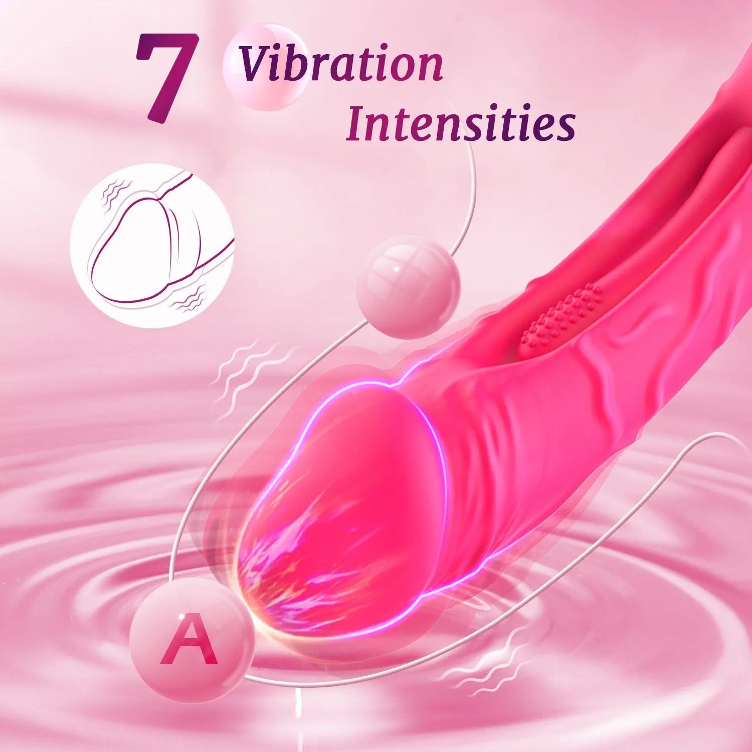 Klitoraler Dildo-Vibrator mit Eleganz