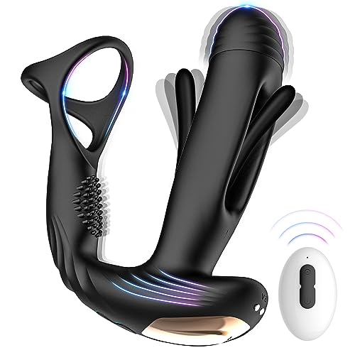 Flatternder Anal-Massager - Vibration & Cockring